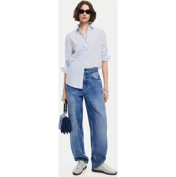 Oblečení a móda Desigual Košile Chiba 24WWCW22 Světle modrá Regular Fit L