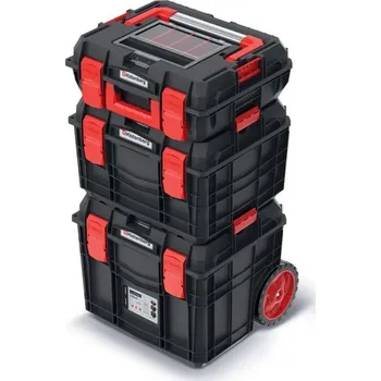 Set kufrů na nářadí C BLOCK ALU LOG 45x38x84,5 cm - barva: černá