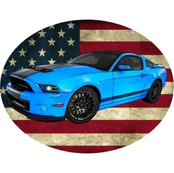 Nášivka Nažehlovačka Ford Mustang Shelby GT500 II (digitální nažehlovačka s osobním autem)