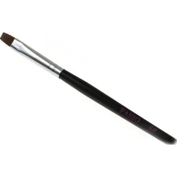 Kosmetický štětec Štětec na gel č. 4 - růžová rukojeť