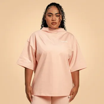 Dámské tričko BeastPink Dámské tričko Oversized Bliss Pink L růžová