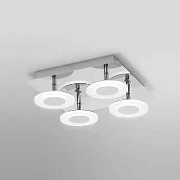 Lampička LEDVANCE SMART+ WiFi Orbis Wave IP44 30 x 30 cm stříbrná LED 26 W celkem - Doprava zdarma