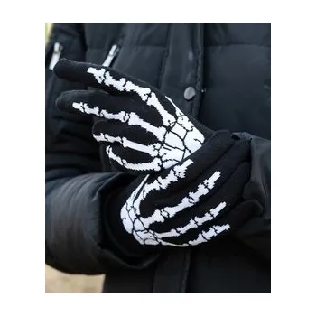 Rukavice Rukavice celoprsté Skeleton