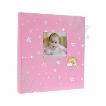 Fotoalbum Fotoalbum DBCL-50 BABY RAINBOW růžové růžkový, Gedeon