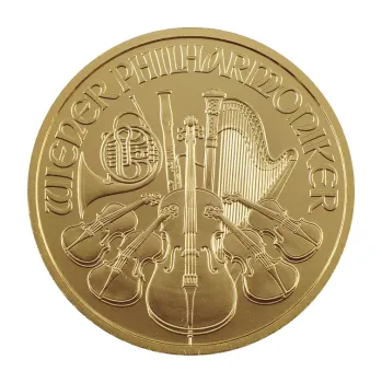 1/2 unce zlatá mince Wiener Philharmoniker