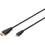 Digitus AK-330115-010-S HDMI kabel 1 m HDMI Typ D (micro) HDMI Typ A (standardní) Černá