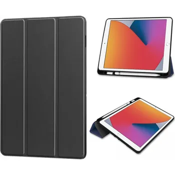 Pouzdro na tablet Solid Color Horizontal Deformation Flip Leather Case With Pen Slot TPU Case for iPad Mini 2021/Mini 6/Mini 2024/Mini 7 Black