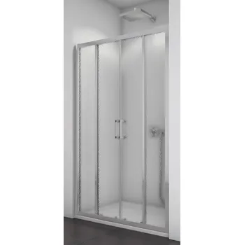 Sprchové dveře SanSwiss TOPS414000122 140 cm, matný elox