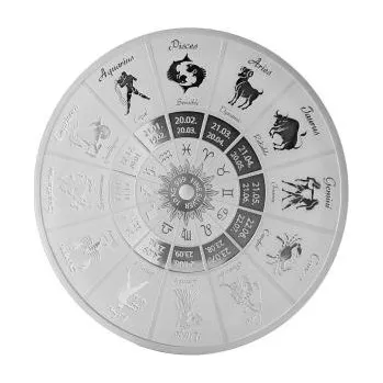 Sběratelství 10 kilogram stříbrná mince Niue Zodiak 2017