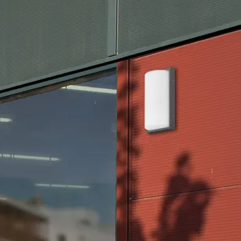 Venkovní osvětlení LCD Venkovní nástěnné svítidlo 039 z nerezové oceli, grafit opál, grafit 1 x 75 W - Doprava zdarma