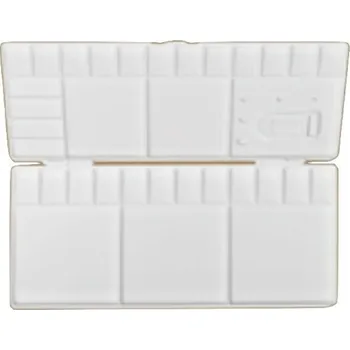 Olejová barva Prázdná plastová obdelníková paleta na akvarel (30,5x14 cm), Phoenix