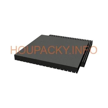 Venkovní dlažba Pryžová dlažba 500x500x45 mm (rastr 28 mm, černá)