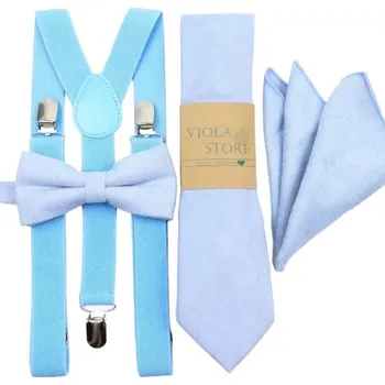 Motýlek Set motýlek a kšandy Miranda SM778 S.modrý