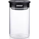 ALPINA Skleněná dóza 16,5 cm černá ED-224194cern