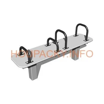 Dětský domeček Street workoutový prvek WP005SD - stříbrný