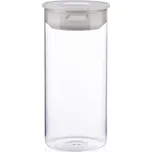 ALPINA Skleněná dóza 21,5 cm bílá ED-224195bila