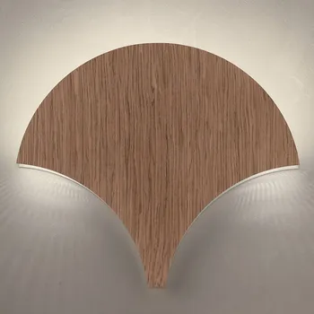 Lampička Masiero LED nástěnné světlo Palm, ořech Tmavé dřevo LED - 13 W celkem - Doprava zdarma