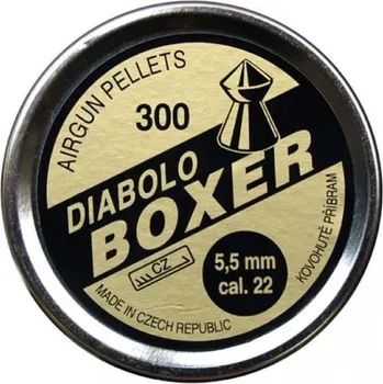Diabolka Kovohutě Příbram Diabolo Boxer 5,5 mm 300 ks