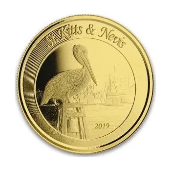 1 unce zlatá mince EC8 St. Kitts & Nevis - Pelikan 2019