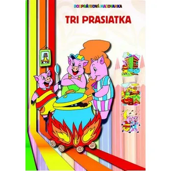 Slovenský jazyk Rozprávková maľovanka Tri prasiatka