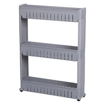 Koupelnový nábytek DOCHTMANN Regál do koupelny úzký šedý, plast 54x72x12cm