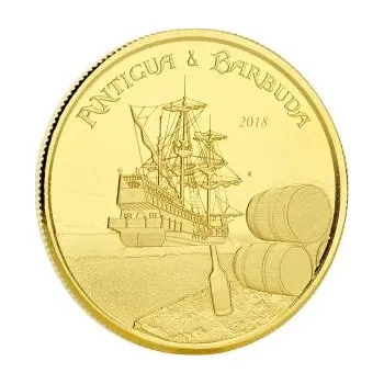 1 unce zlatá mince EC8 Antigua & Barbuda - Rum Runner 2018