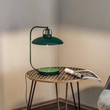 Lampička Eko-Light Stolní lampa Felix, zelená/zlatá - Stínidlo na lampu - Ø 29 cm, výška 13 cm; podstavec - Ø 19 cm, výška 4 cm zelená, zlatá 1 x 60 W - Doprava zdarma