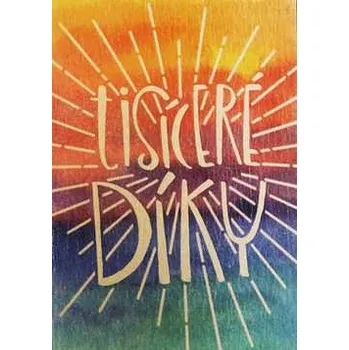 Přáníčko BeBechy – recyklovaný papír – Tisíceré,rychlé dodání