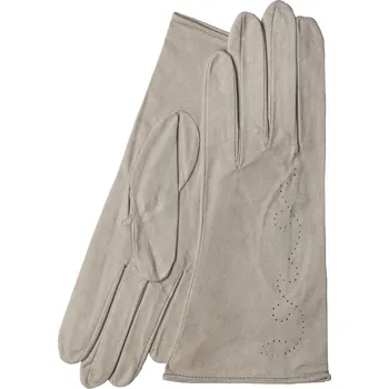 Rukavice Elegantní rukavice z broušeného textilu Barva: Krémová, Velikost: 7