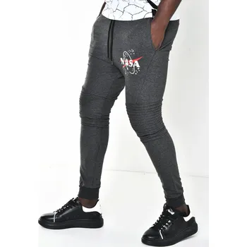 Pánské tepláky NASA tmavě šedé, VELIKOST 2XL