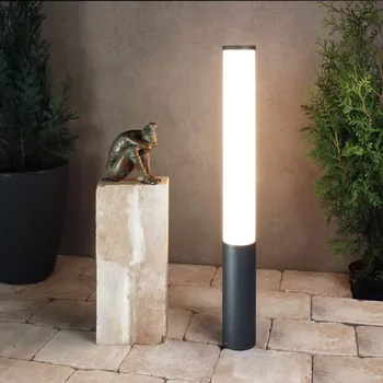 Venkovní osvětlení Deko-Light Světlo LED na cestu Alhena, výška 90 cm černošedá (RAL 7021), bílá LED 29 W celkem - Doprava zdarma