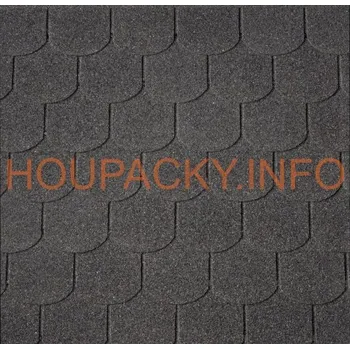 Příslušenství pro zahradní stavbu Střešní krytina šindel BOBROVKA 3m² černý