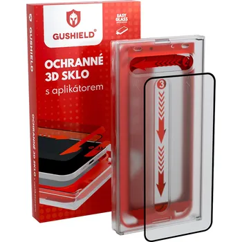 Gushield Ochranné 3D sklo s aplikátorem iPhone X / XS / 11 Pro GUG002 (čiré)