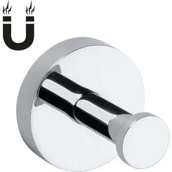 Držák na ručník Věšáček válcový magnetický, 54 × 54 × 57 mm, chrom (43746) HOPA
