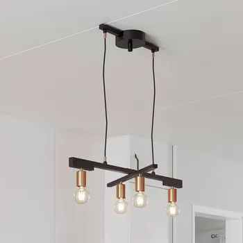 By Rydéns Zeona závěsné světlo, černá, 4 zdroje pískově černá 4 x 5 W LED - Doprava zdarma