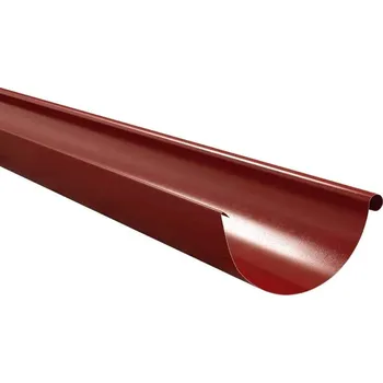 okap Barevný okapový žlab 125 mm - RAL 3009 Varianta: barevný okapový žlab - 125 mm / 4 m - RAL 3009 - oxidovaná červená