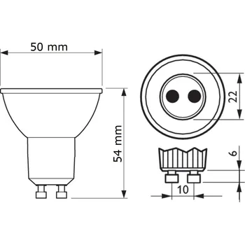 Bodové svítidlo MASTER LED ExpertColor 3,9-35W GU10 930 36D LED Žárovka 3,9W 280lm
