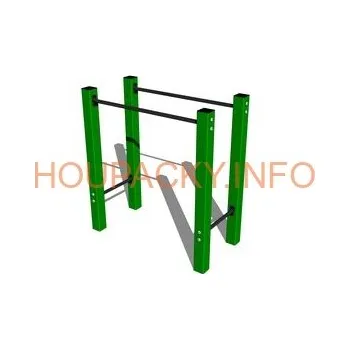 Dětský domeček Street workoutový prvek WP002GD - zelený