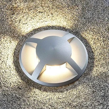 Venkovní osvětlení Lucande Bodové svítidlo do podlahy Milara, 4 světelné výstupy, GU10 titan 1 x 6 W LED - Doprava zdarma