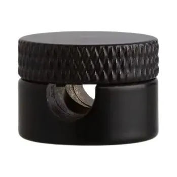 kabelová chránička Elhard Držák na kabel, nástěnný, 22x16mm, černý