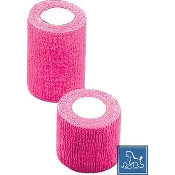Zdravotnický materiál ChD Elastická bandáž růžová Velikost: 7,5 cm x 4,5 m