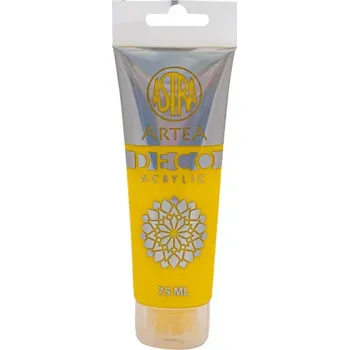 Vodová barva Art&Hobby ARTEA Deco, Akrylová barva 75ml, Yellow / Žlutá, 309123002