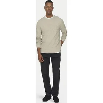 Dámský svetr Only & Sons Svetr 22026559 Béžová Regular Fit S