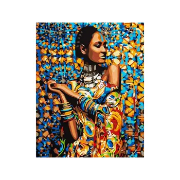 Art&Hobby Malování podle čísel IN INDIA´S GLOW, na rámu, 40x50cm, 801023902