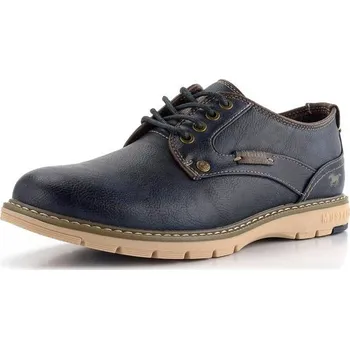 Pánské polobotky Mustang pánské šněrovací polobotky Navy 4105-303-820 - 45 | P680557