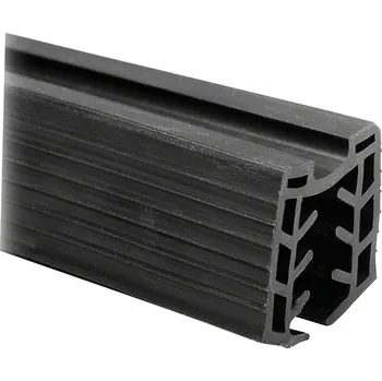 Zábradlí Gumový profil do krycí lišty Gumový profil do krycí lišty, délka 5000 mm, O60,3 mm, U=34x34, sklo 20,76 - 21,52 mm