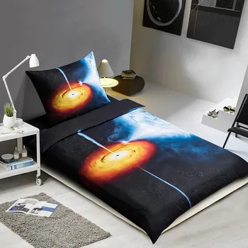 Povlečení POVLEČENÍ S 3D EFEKTEM 140X200/70X90cm - CYKLON + POVLAK NA POLŠTÁŘEK ZDARMA