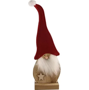 Vánoční dekorace SVENSKA LIVING Plstěná figurka 29cm Santa