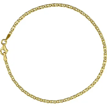 Náramek Zlatý pánský náramek Snail 2 mm - Y 22 cm
