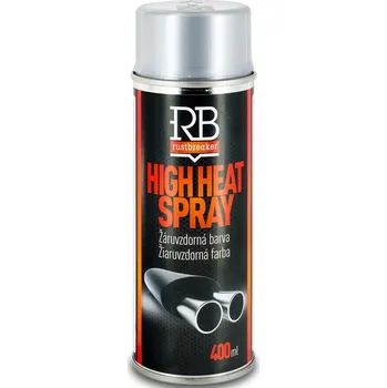 Barva ve spreji Rustbreaker RB HIGH HEAT SPRAY ŽÁRUVZDORNÁ BARVA Barva: antracit, Balení: 400 ml